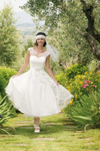 Kleemeier Brautkleid RICA gerne kurz
