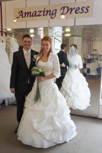 Braut Monika+Christiann bei amazing-dress