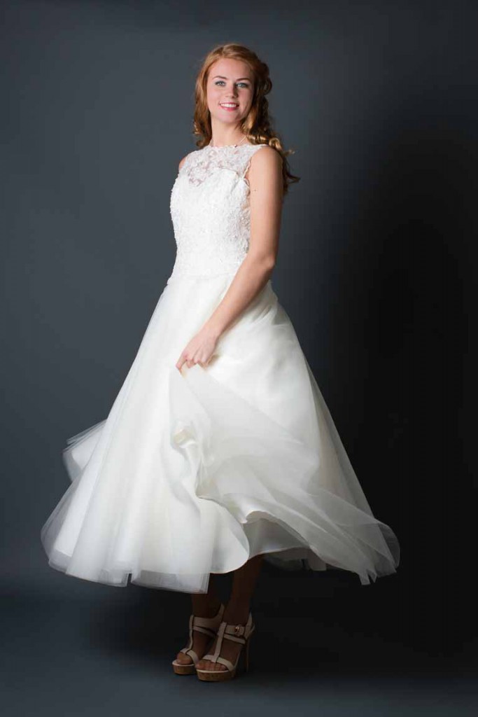 Brautkleid mit viel tüll