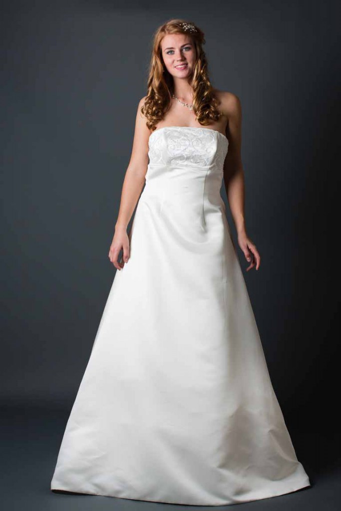 Brautkleid aus satin